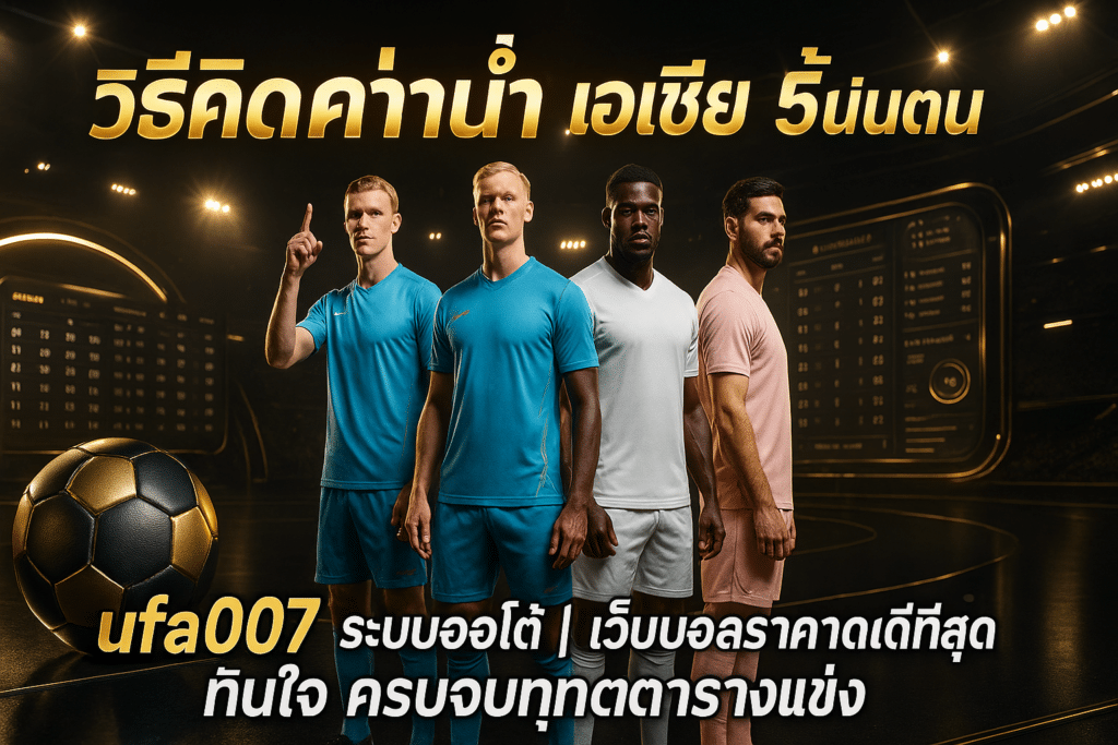 วิธีคิดค่าน้ำ เอเชีย