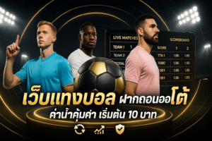 เว็บแทงบอล ฝากถอนออโต้