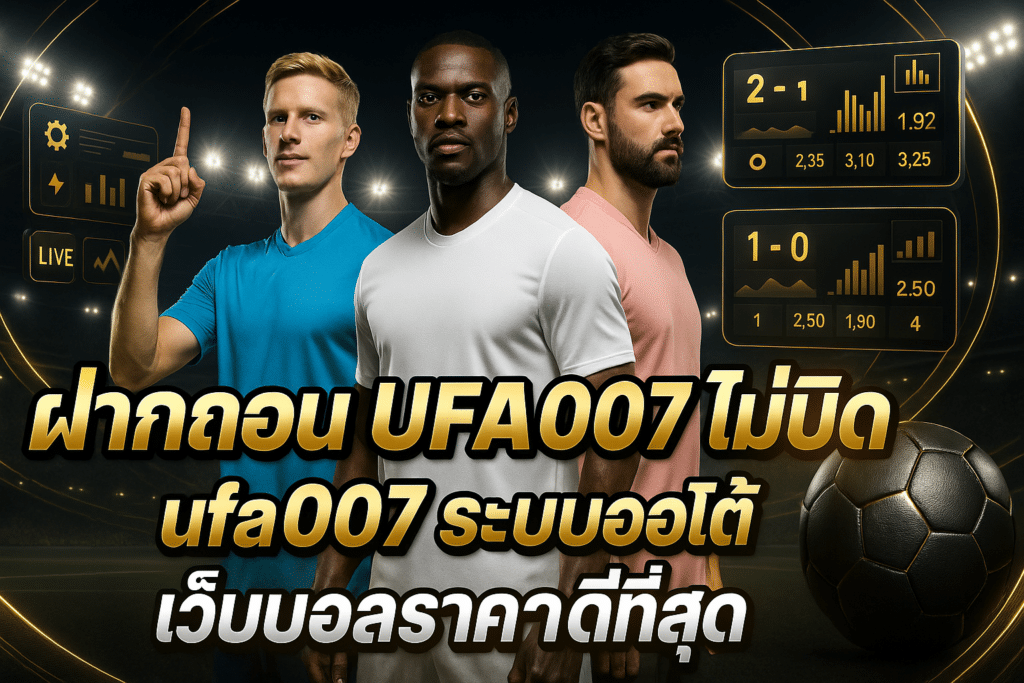 ฝากถอน UFA007 ไม่บิด