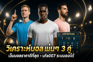 วิเคราะห์บอล แม่นๆ