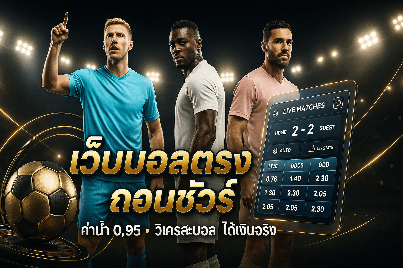 เว็บบอลตรง ถอนชัวร์